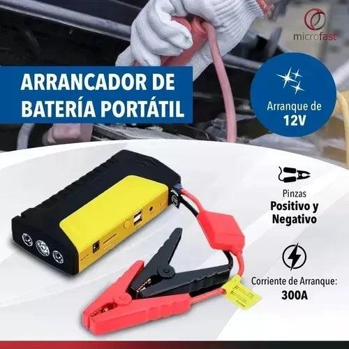 Arrancador/Iniciador de Batería Para Autos y Motos 4 en 1 🚗⚡ Bomba de aire + ENVIO GRATIS