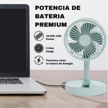 VENTILADOR PLEGABLE PORTÁTIL