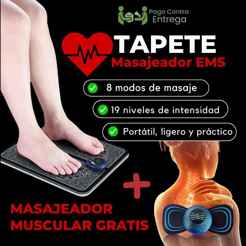 Tapete Masajeador EMS de pies + Mini parche MUSCULAR GRATIS + 50% de descuento