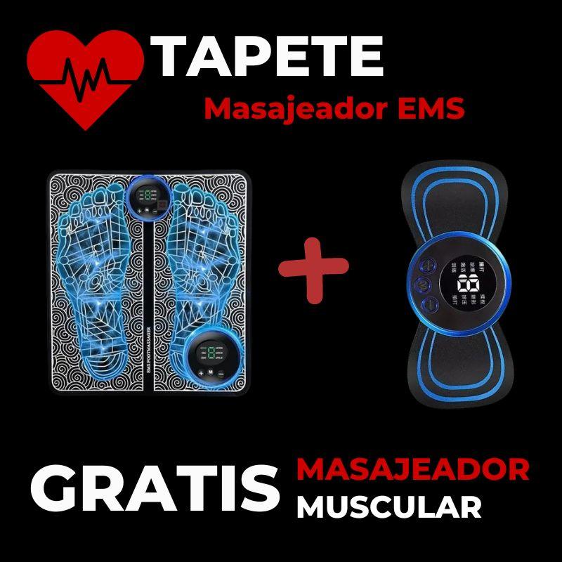 Tapete Masajeador EMS de pies + Mini parche MUSCULAR GRATIS + 50% de descuento