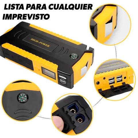 Arrancador/Iniciador de Batería Para Autos y Motos 4 en 1 🚗⚡ Bomba de aire + ENVIO GRATIS