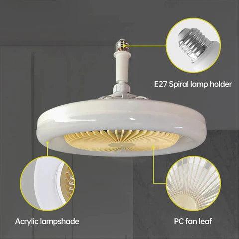 Bombillo Ventilador de Techo 3 en 1 Luz LED 🎁PAGA 1 y llévate 2 PAGO CONTRA ENTREGA 🚚