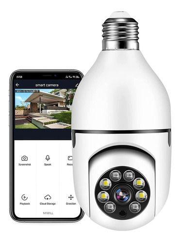Camara Ip Tipo Bombillo 360º Robotica Wifi Vision Nocturna