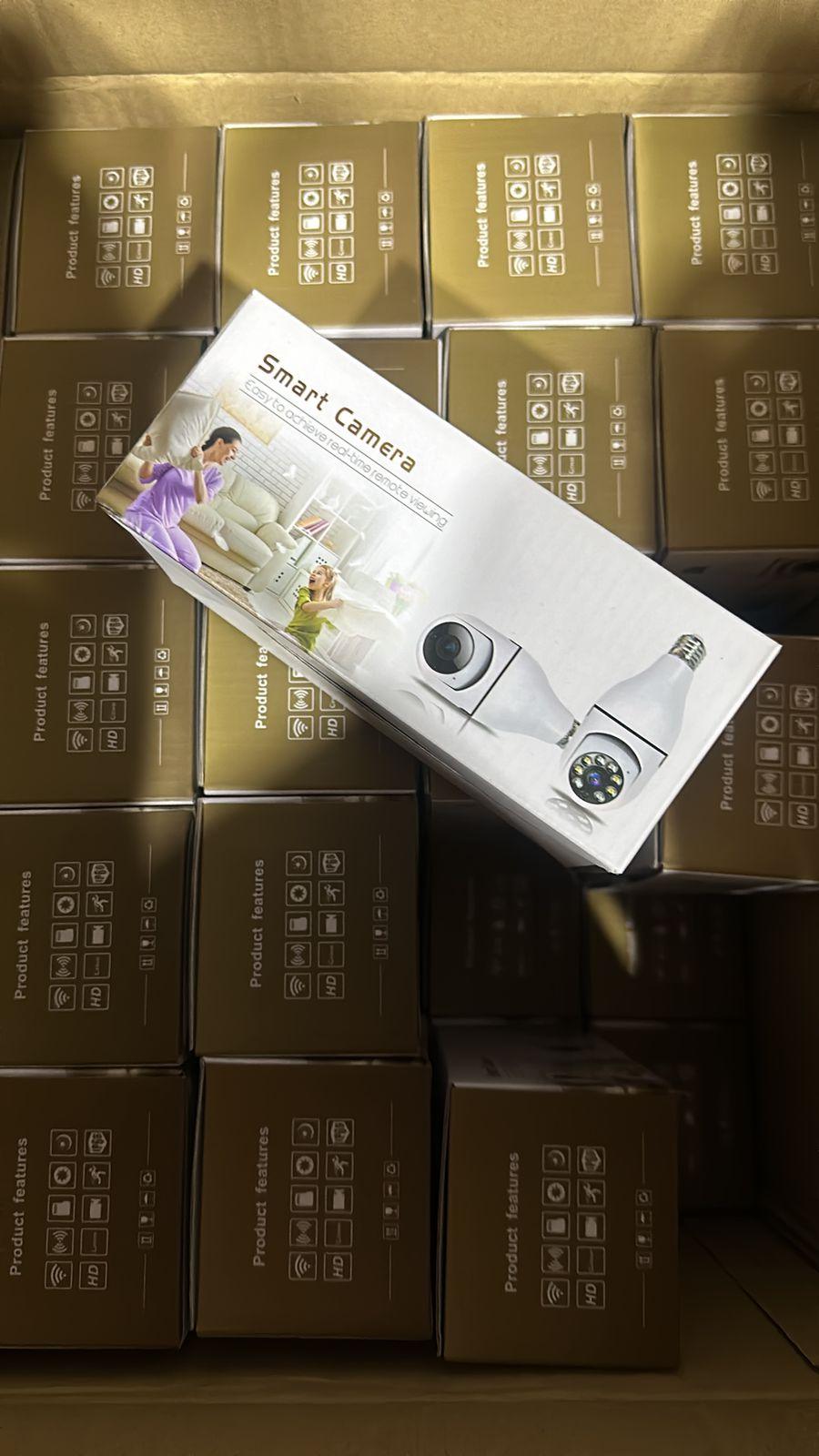 Camara Ip Tipo Bombillo 360º Robotica Wifi Vision Nocturna