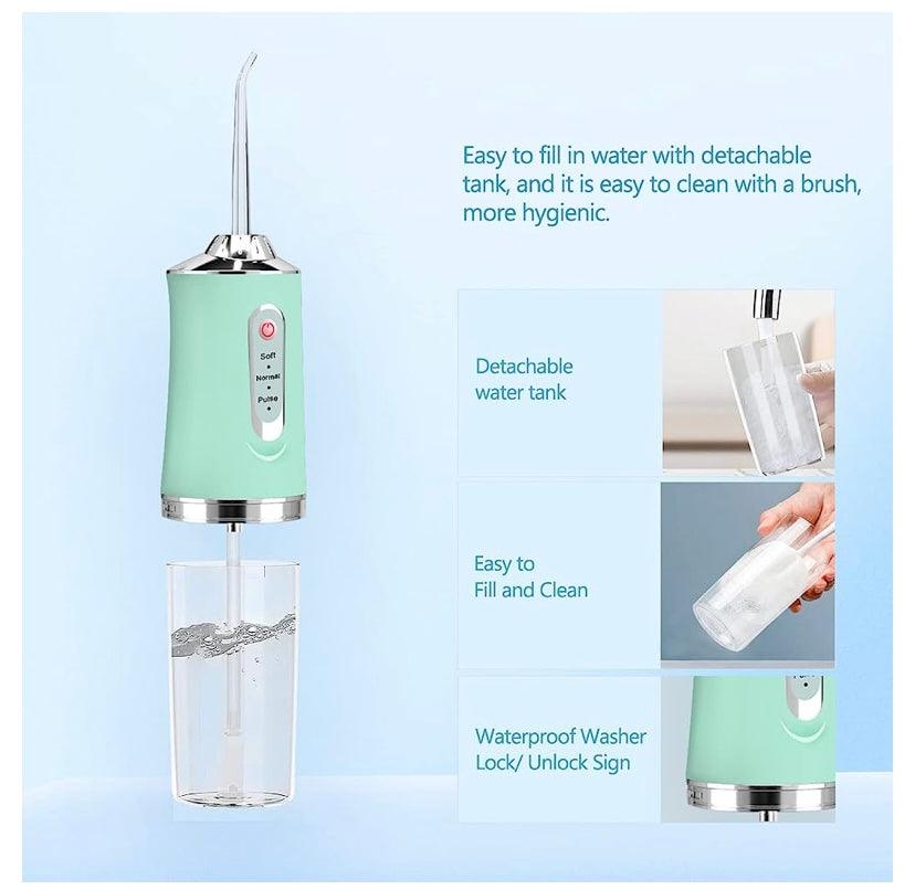 Irrigador DentalJet® Pro bucal recargable para limpieza bucal (ENVIO GRATIS Y PAGO CONTRAENTREGA)