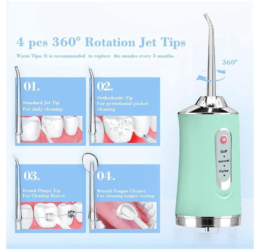 Irrigador DentalJet® Pro bucal recargable para limpieza bucal (ENVIO GRATIS Y PAGO CONTRAENTREGA)