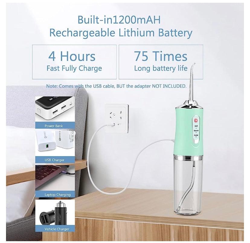 Irrigador DentalJet® Pro bucal recargable para limpieza bucal (ENVIO GRATIS Y PAGO CONTRAENTREGA)