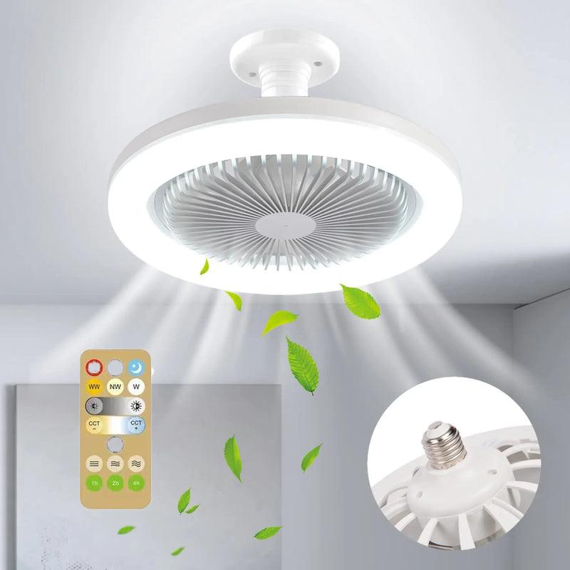 Bombillo Ventilador de Techo 3 en 1 Luz LED 🎁PAGA 1 y llévate 2 PAGO CONTRA ENTREGA 🚚