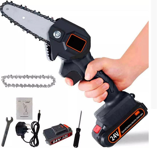 Mini Motosierra Electrica Portatil