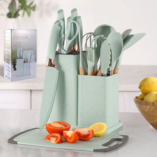 Set De 19 Utensilios De Cocina Silicona