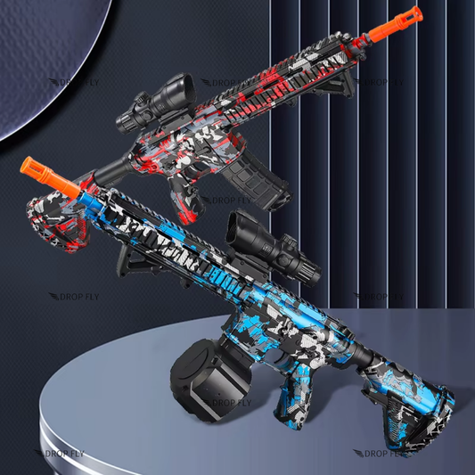 PISTOLA DE HIDROGEL MODELO: FUSIL M4A1 + 10.000 BOLITAS ¡GRATIS!