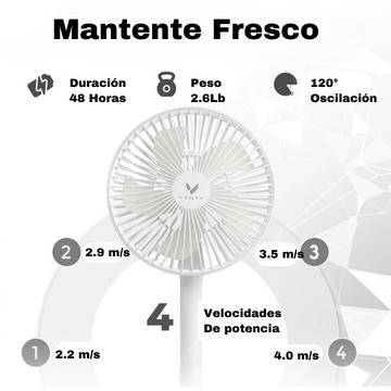 VENTILADOR PLEGABLE PORTÁTIL