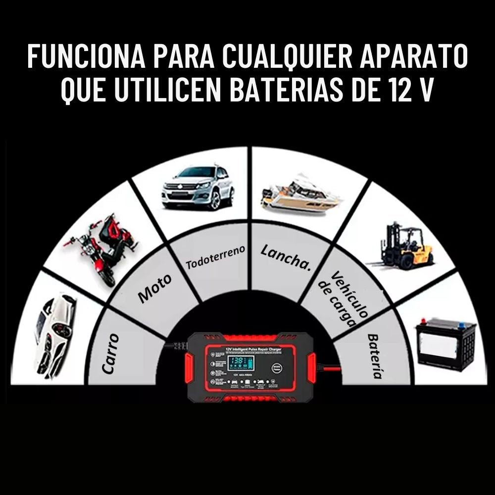 Iniciador Y Cargador de Batería 12V/6A