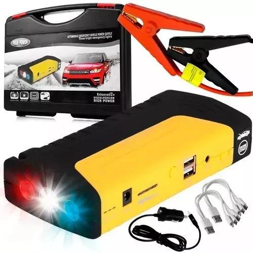 Arrancador/Iniciador de Batería Para Autos y Motos 4 en 1 🚗⚡ Bomba de aire + ENVIO GRATIS