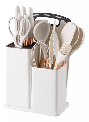 Set De 19 Utensilios De Cocina Silicona