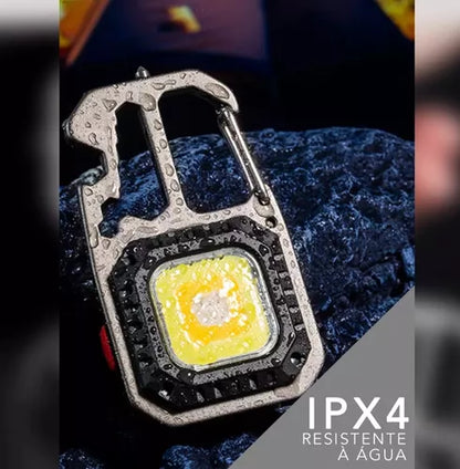 🔥 COMPRE 1 Y LLÉVATE 2 🔦Linterna llavero Cob Led 4 en 1  multifunción - ENVÍO GRATIS