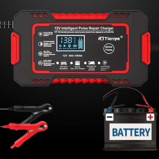 Iniciador Y Cargador de Batería 12V/6A