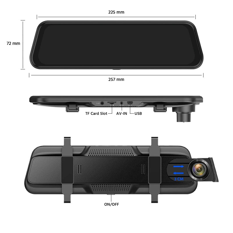 🚗 DualView Mirror – Espejo Retrovisor con Doble Cámara Full HD + Regalo Especial + WIFI GRATIS 🎁