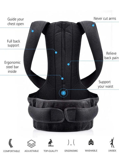 CORRECTOR POSTURAL FLEX  + Parches 2 Cajas 🌟Alivia Dolores en la Región Lumbar🌟 - ENVÍO GRATUITO TODO COLÔMBIA