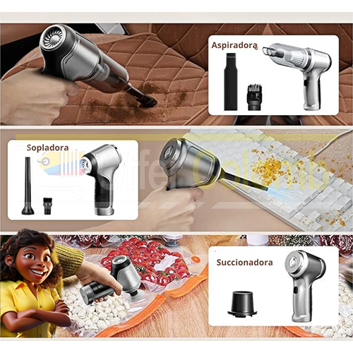 Aspiradora Portátil 5 en 1 - PowerAire ENVÍO GRATIS
